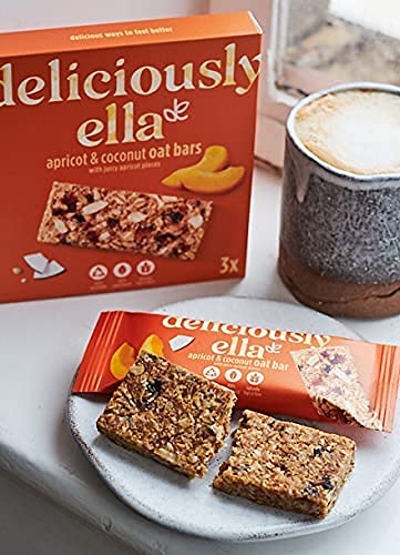 Deliciously Ella - Apricot & Coconut Oat Bar for Weight Loss, 50g (16 bars)