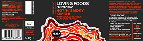 UK-Made Organic Sauerkraut & Kimchi Mix (475g)