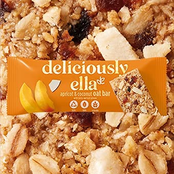 Deliciously Ella - Apricot & Coconut Oat Bar for Weight Loss, 50g (16 bars)