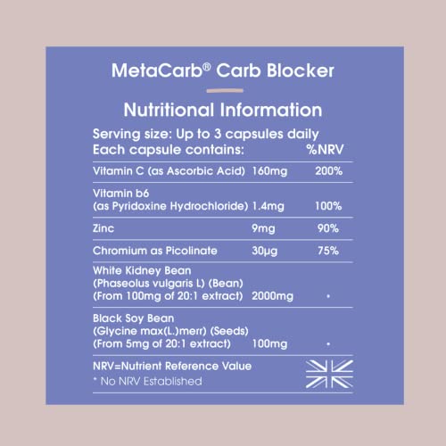 High Strength MetaCarb® - Block Carbs - 180 Capsules
