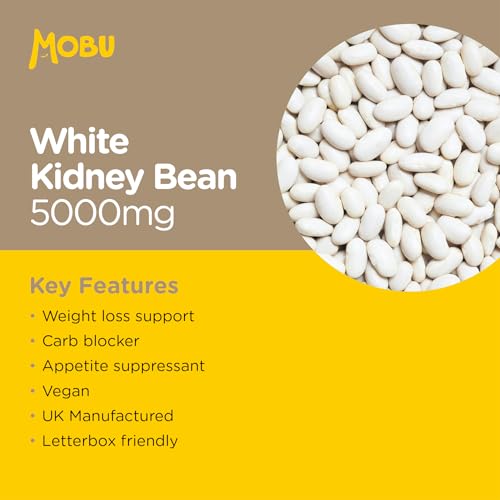 Vegan White Kidney Bean Extract: Carb Control, Glucose Support (UK)