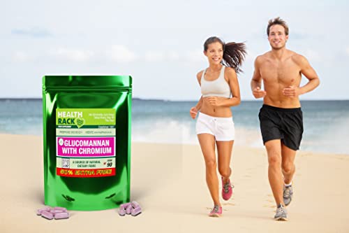 Glucomannan Konjac & Chromium Complex | Appetite Suppressant | 90 Capsules
