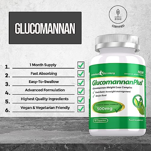 Appetite Control Capsules - Glucomannan Plus Fibre