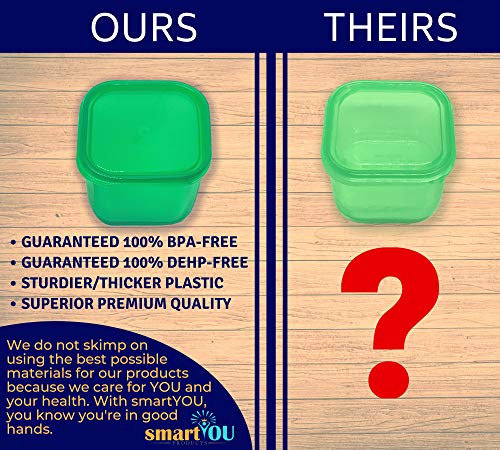 smartYOU 21 Day Portion Control Containers - Multi-Color Coded