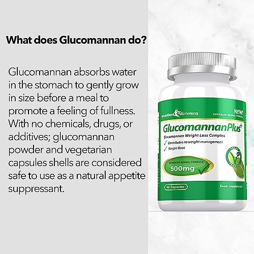 Appetite Control Capsules - Glucomannan Plus Fibre