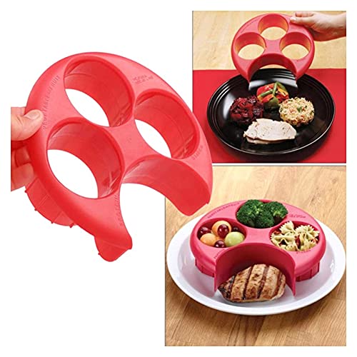 PUTOWUT Meal Measure Plate: Perfect Portion Control for Weight Loss