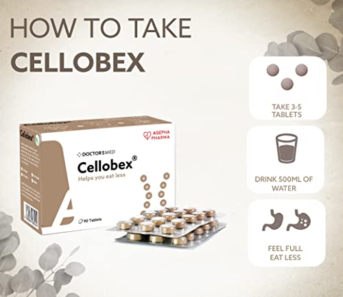 Hunger Control Tablets | Cellobex Diet Pills (90 Tablets)