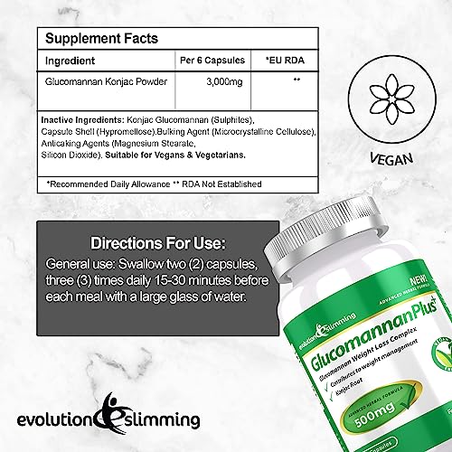 Appetite Control Capsules - Glucomannan Plus Fibre