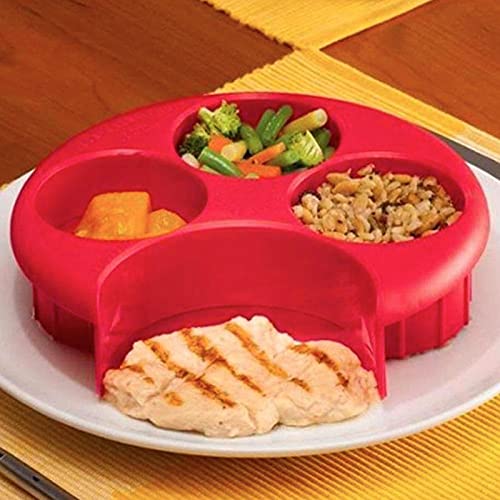 PUTOWUT Meal Measure Plate: Perfect Portion Control for Weight Loss