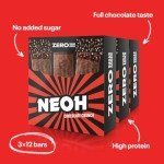NEOH Zero Sugar Chocolate Crunch Bars - 12 Pack