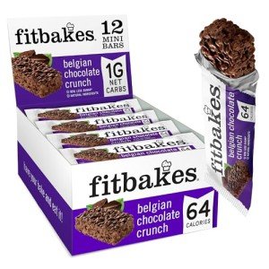 64-Calorie Belgian Chocolate Mini Bars - Keto Snack