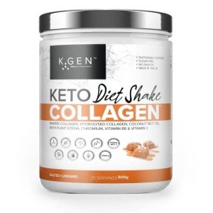 K-GEN Keto Collagen Meal Replacement Shake - Salted Caramel