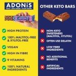 Adonis High Protein Keto Snack Box – 20 Bars