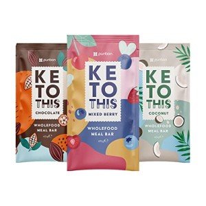 Purition Keto Meal Bars: Chocolate, Berry & Coconut