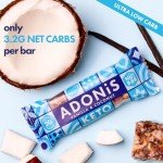 Adonis Vanilla & Coconut Keto Snack Bars - Vegan
