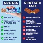 Adonis Vanilla & Coconut Keto Snack Bars - Vegan