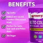 Keto Collagen Peptides with MCT Powder - Unflavoured