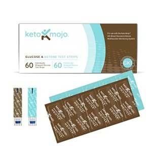 KETO-MOJO Combo Pack: 60 Blood Glucose & Ketone
