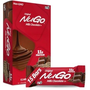 NuGo Chocolate Protein Bars - 15 Pack