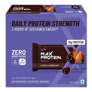 Ritebite Max Protein Choco Almond Bars - 6 Pack