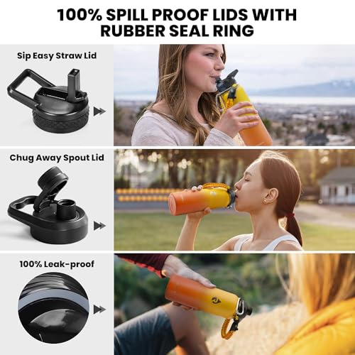 40 oz Insulated Stainless Steel Water Bottle