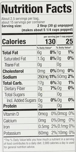 Sea Salt Skinny Pop Microwave Popcorn 16.8oz
