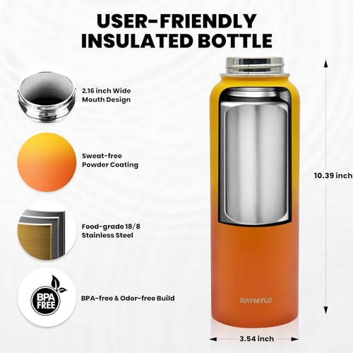40 oz Insulated Stainless Steel Water Bottle