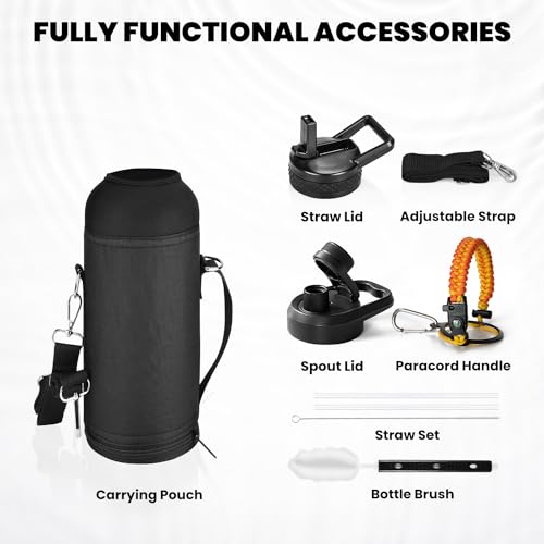 40 oz Insulated Stainless Steel Water Bottle