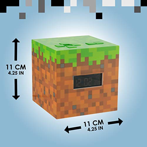 Minecraft Grass Block Alarm Clock with Official Music