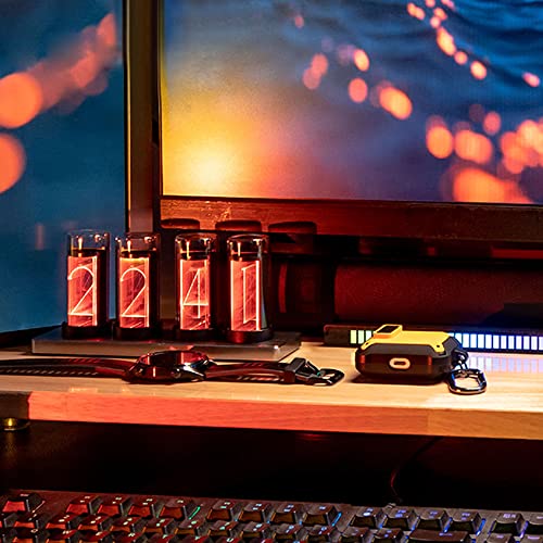 Simulate Nixie Clock: Creative Desktop Swing