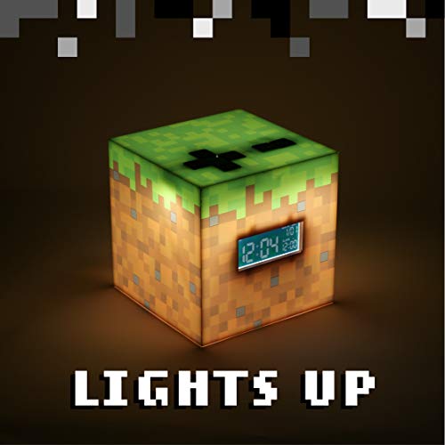 Minecraft Grass Block Alarm Clock with Official Music