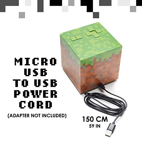 Minecraft Grass Block Alarm Clock with Official Music