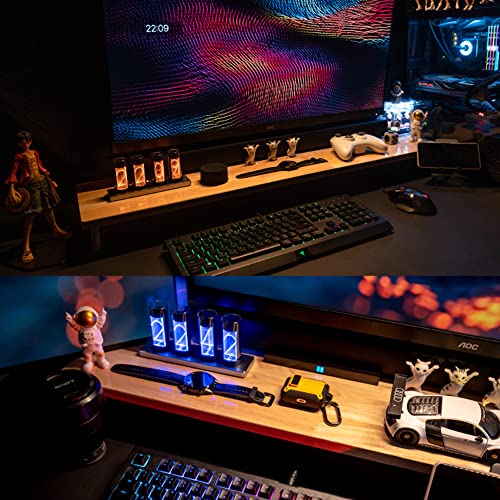 Simulate Nixie Clock: Creative Desktop Swing