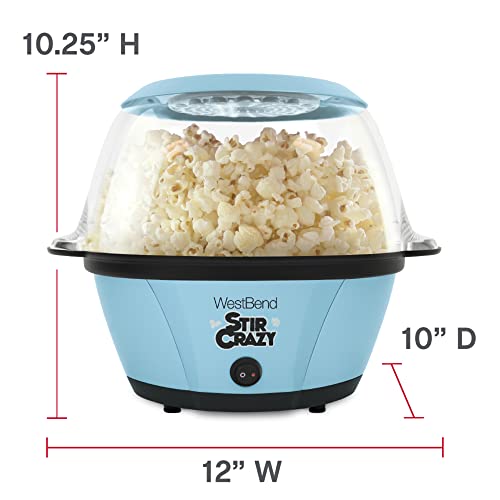 Stir Crazy Hot Oil Popcorn Maker - 6 Qt