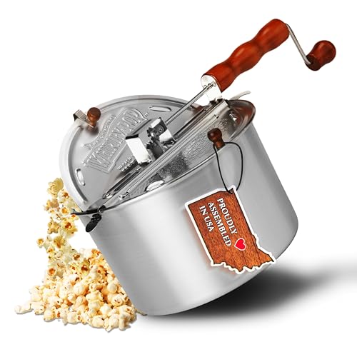 Whirley Pop Stovetop Popcorn Maker – 6 Quart