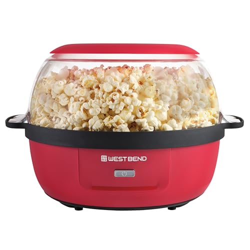 Stir Crazy Hot Oil Popcorn Maker, 6 Qt