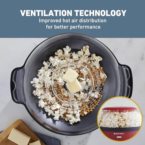 Stir Crazy Hot Oil Popcorn Maker, 6 Qt