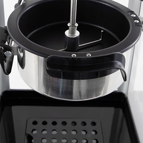 Gourmet Popcorn Maker with Nonstick Kettle - Red