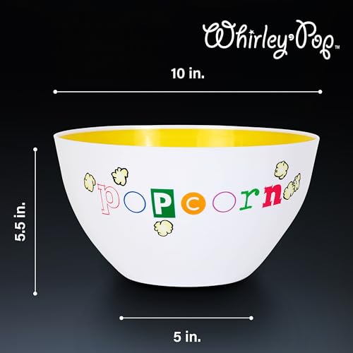 Family Size Plastic Popcorn Bowl for Movie Nights