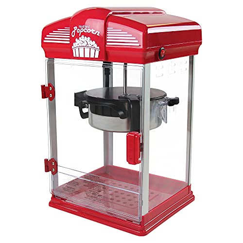 Movie Theater Popcorn Popper with Nonstick Kettle, Gourmet Popcorn Machine, 4 Qt