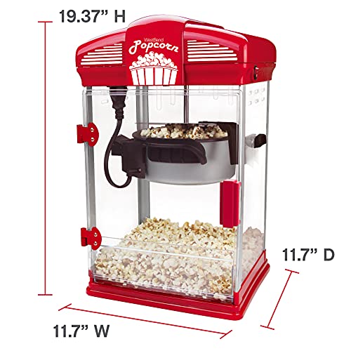 West Bend Stir Crazy 4Qt Popcorn Popper - Red