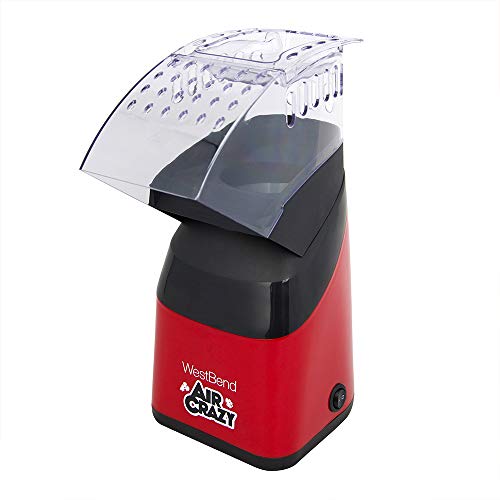 Healthy Popcorn Machine - Air Crazy, 4-Quart Red