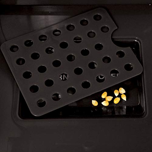 Gourmet Popcorn Maker with Nonstick Kettle, Black