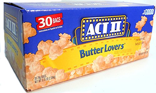 Act II Butter Lovers Microwave Popcorn - 30 Bags