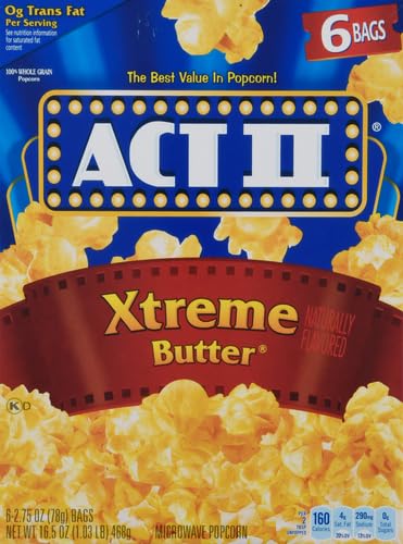 Xtreme Butter Microwave Popcorn - 6 Count Bags