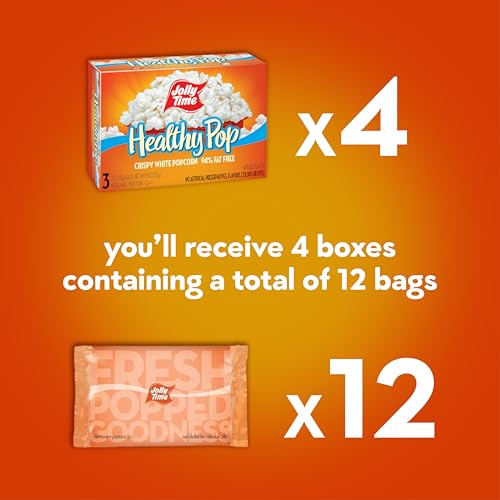 Healthy Pop Microwave Popcorn - Low Fat Pack