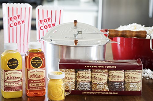 Amish Country 6 Quart Whirley Pop Gift Set