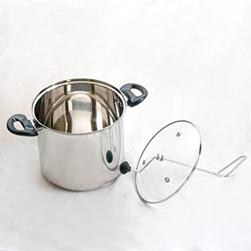 Stainless Steel Stovetop Popcorn Popper with Stirring Rod