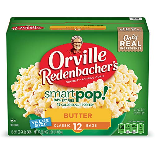 SmartPop! Butter Microwave Popcorn, 12-Pack Classic