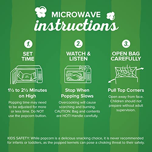 SmartPop! Butter Microwave Popcorn, 12-Pack Classic